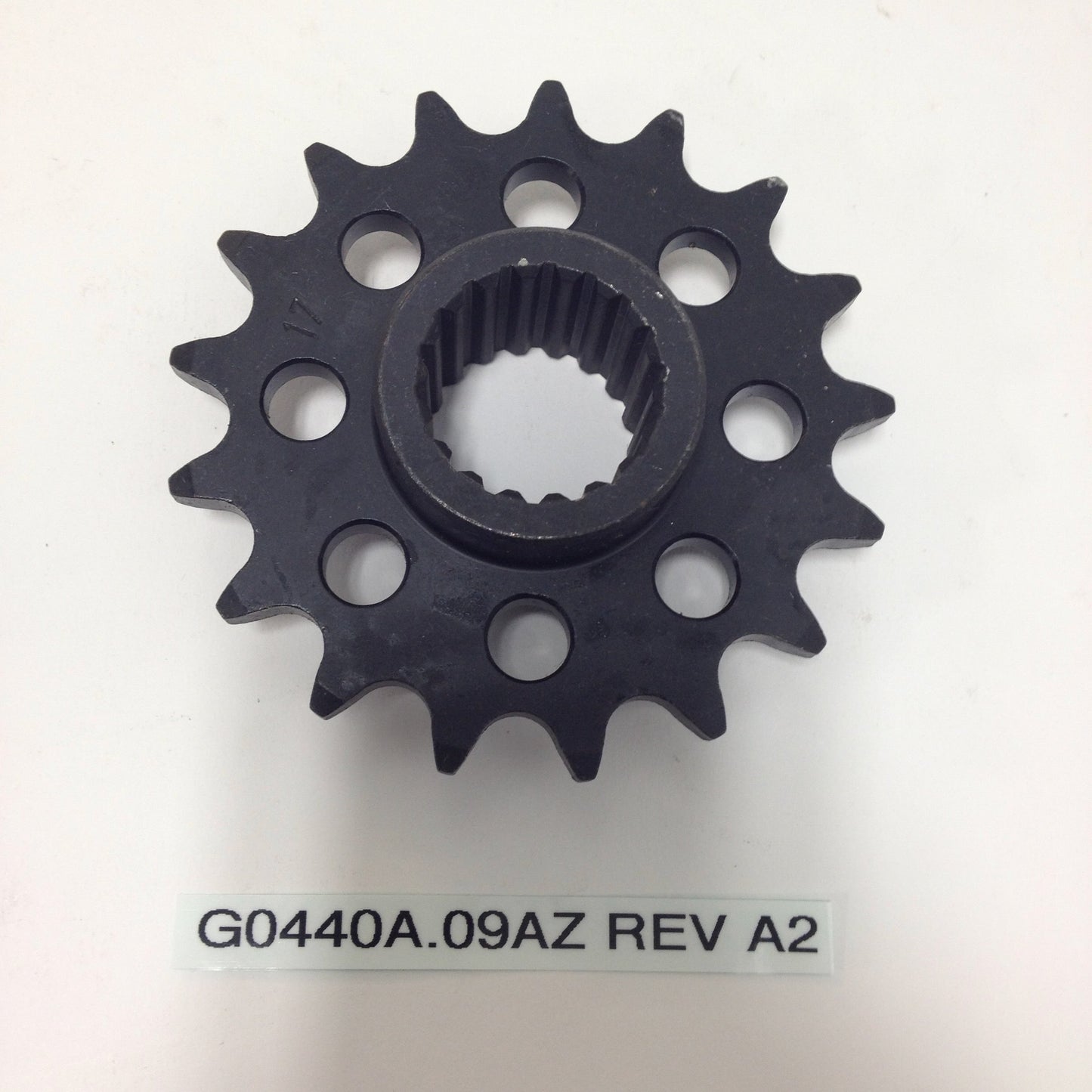 TRANSMISSION OUTPUT SPROCKET, 17 TOOTH G0440A.09AZ Rev A2