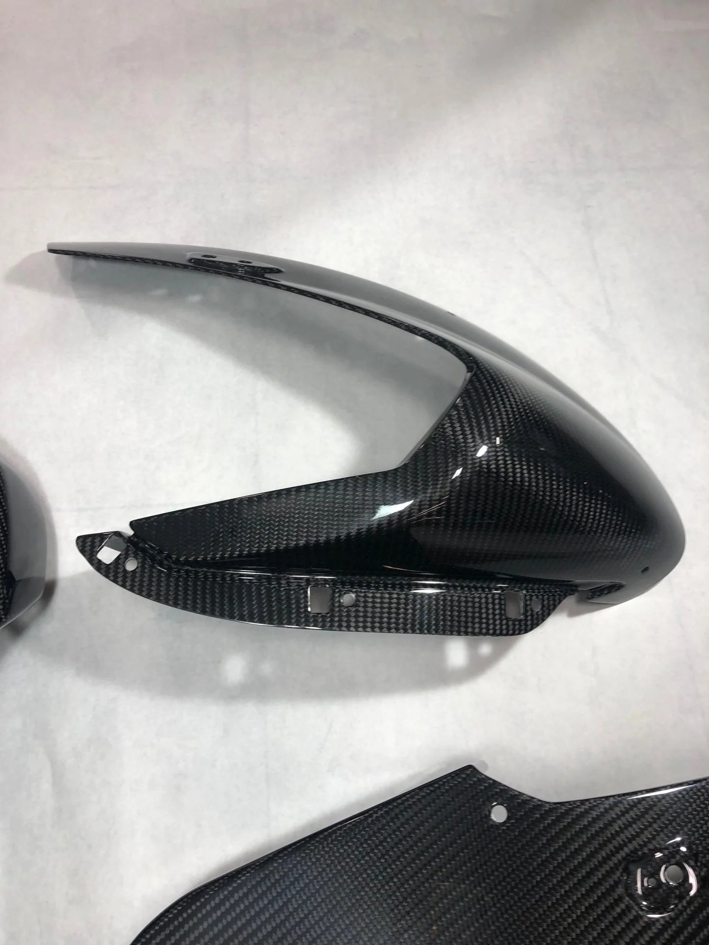 Buell 1190RX Carbon Fiber Bodywork Set in Clear Coat