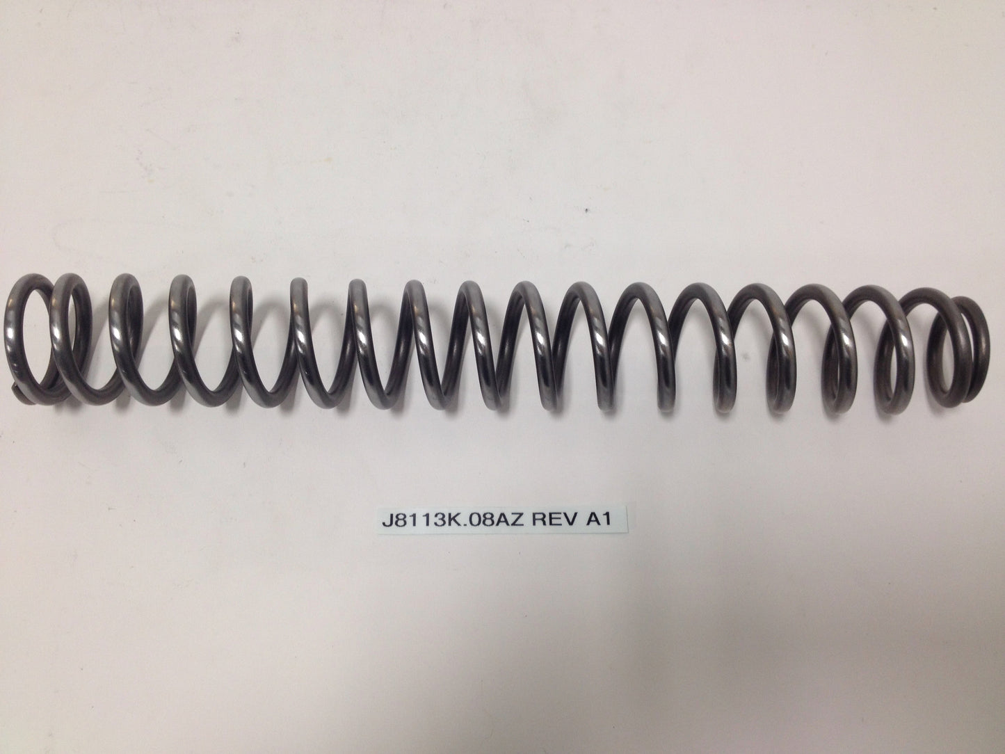 FORK SPRING, 1.05KG/MM, SHOWA CARTRIDGE RACE J8113K.08AZ Rev A1