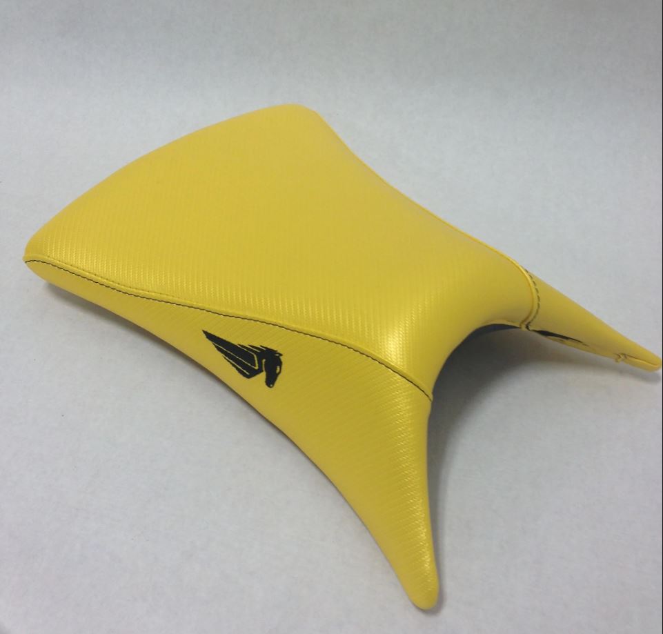 Buell Seat Set - Yellow with Black Embroidery