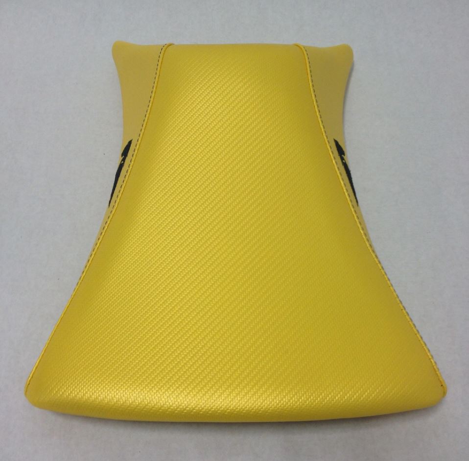 Buell Seat Set - Yellow with Black Embroidery