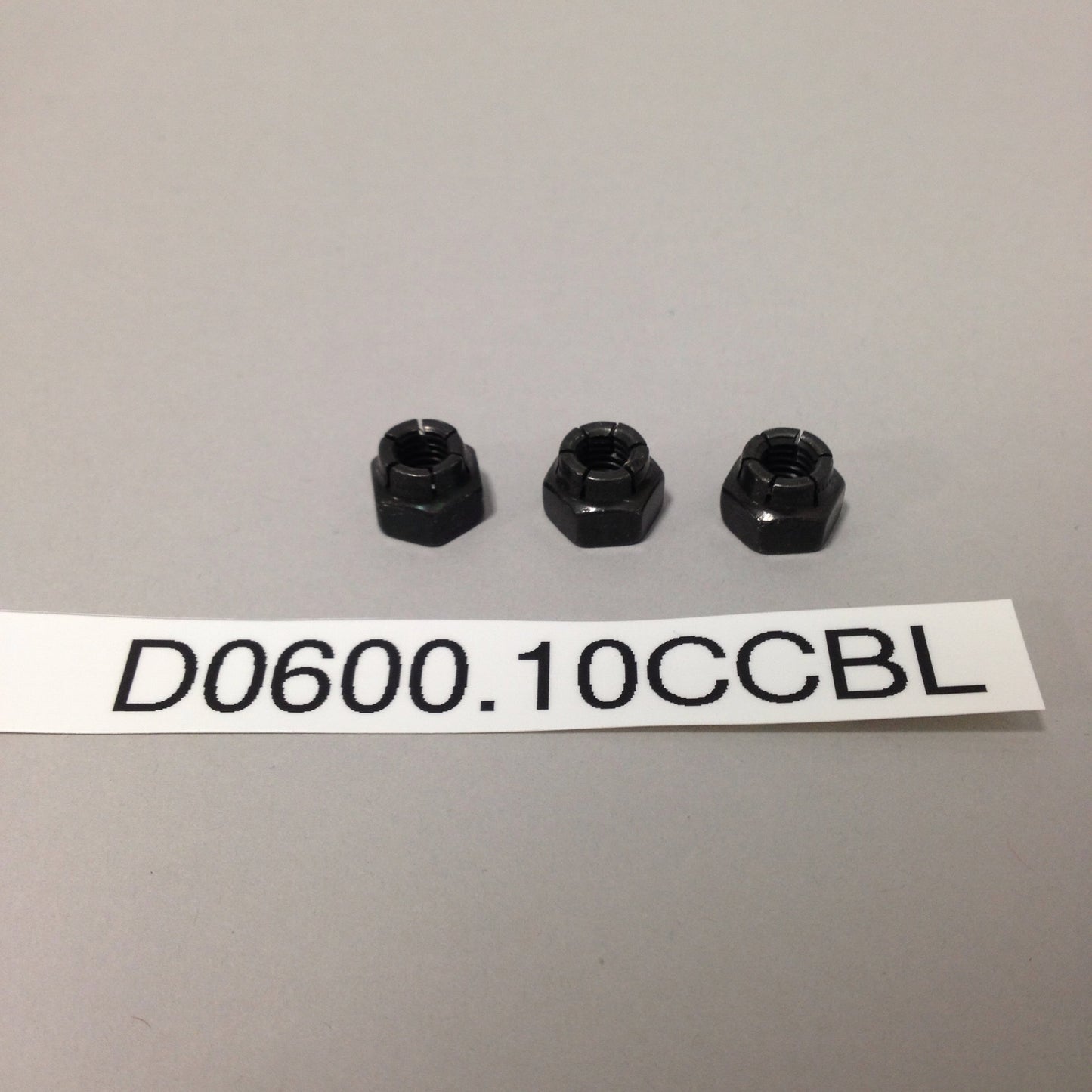 M6 X 1.0, SPRINGLOCK, CLASS 8, BLACK CHROMATE NUT (D0600.10CCBL Rev A1)