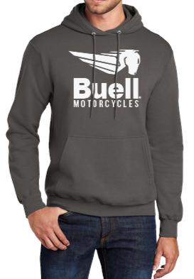Buell Hoodie in Charcoal