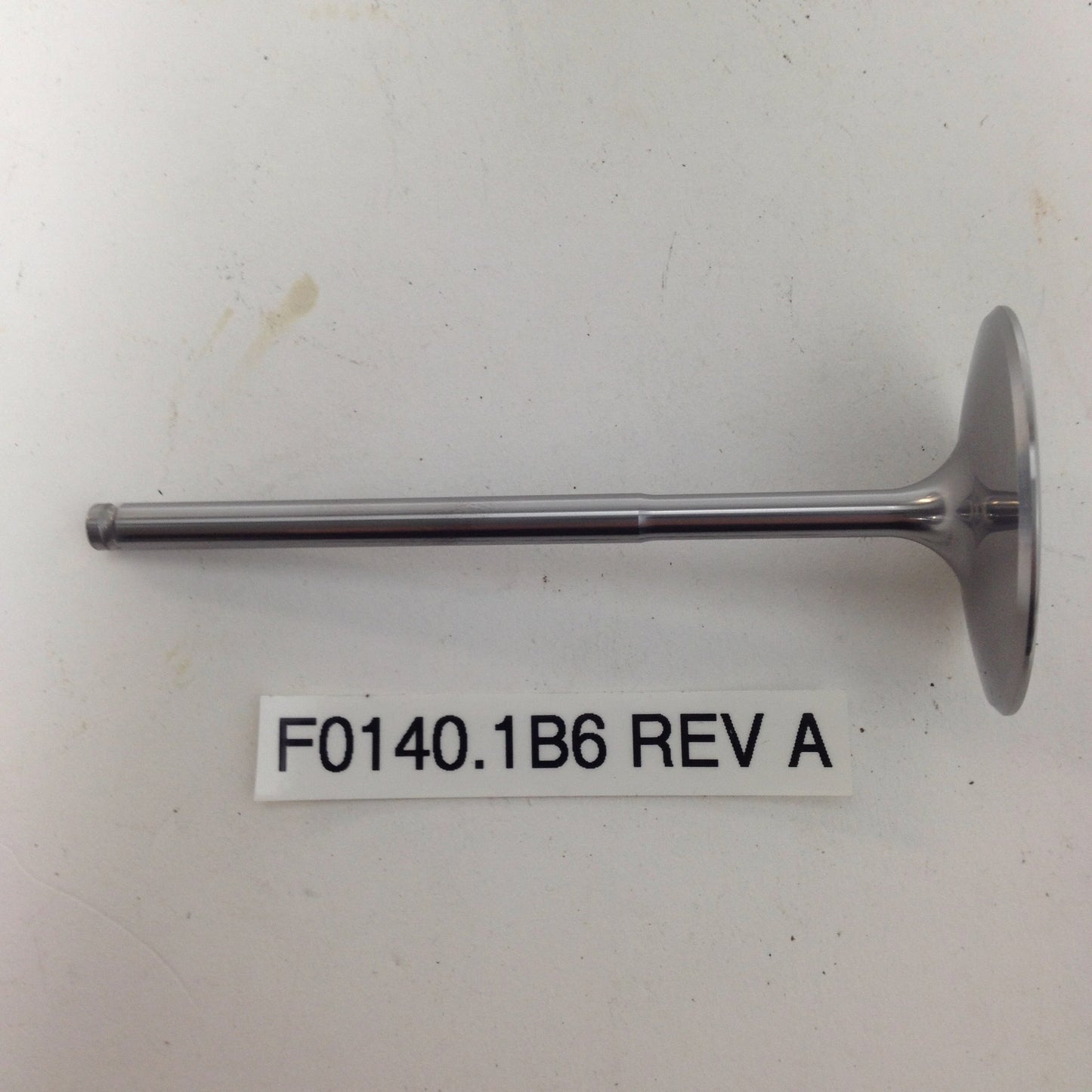 INTAKE VALVE, TITANIUM F0140.1B6 Rev A