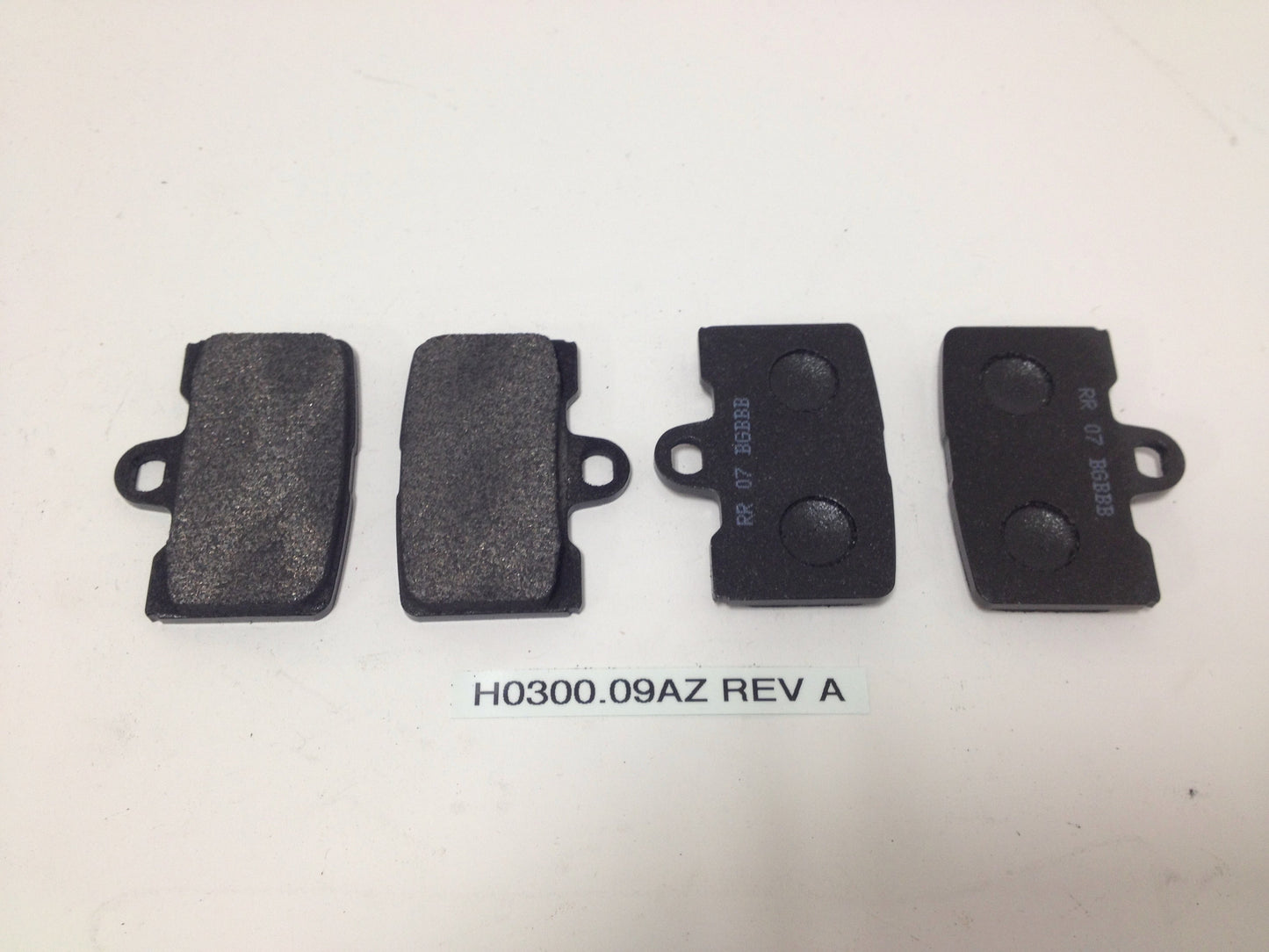 BRAKE PAD SET, FRONT, PERFORMA H0300.09AZ Rev A