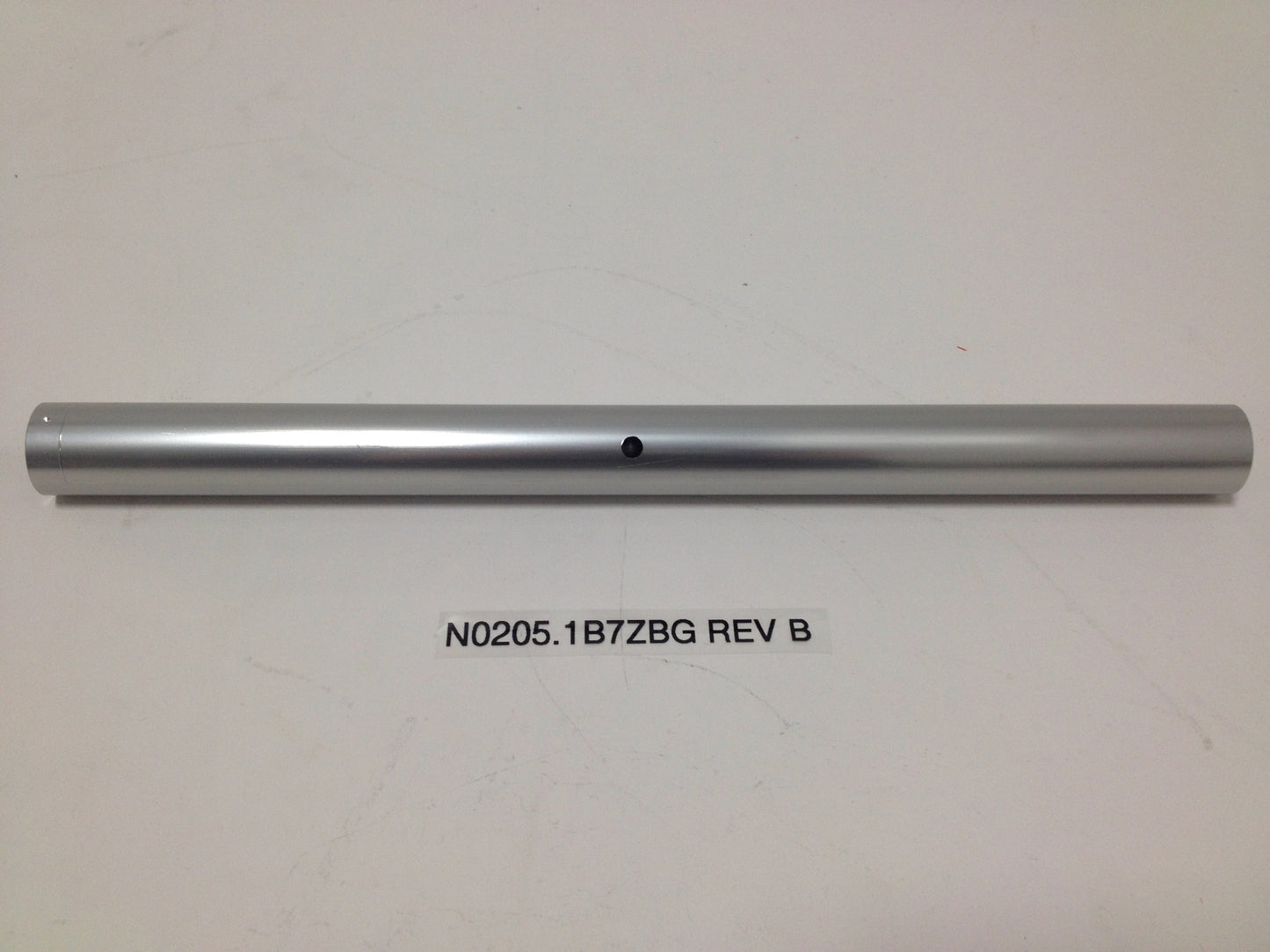 HANDLEBAR TUBE, LEFT, CLEAR ANODIZED N0205.1B7ZBG Rev B