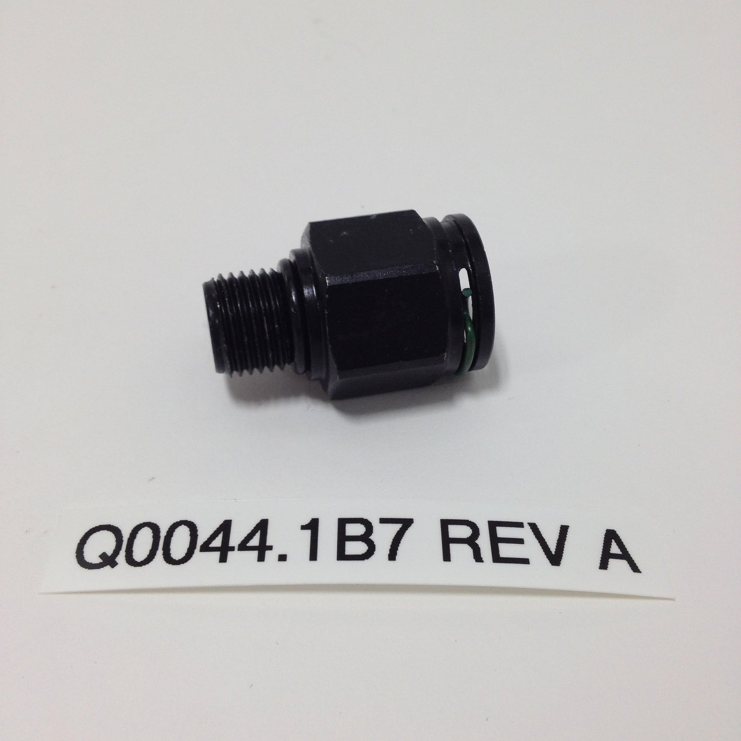 OIL LINE FITTING, JIFFY-TITE 1/2" X 9/16-18 UNF Q0044.1B7 Rev A