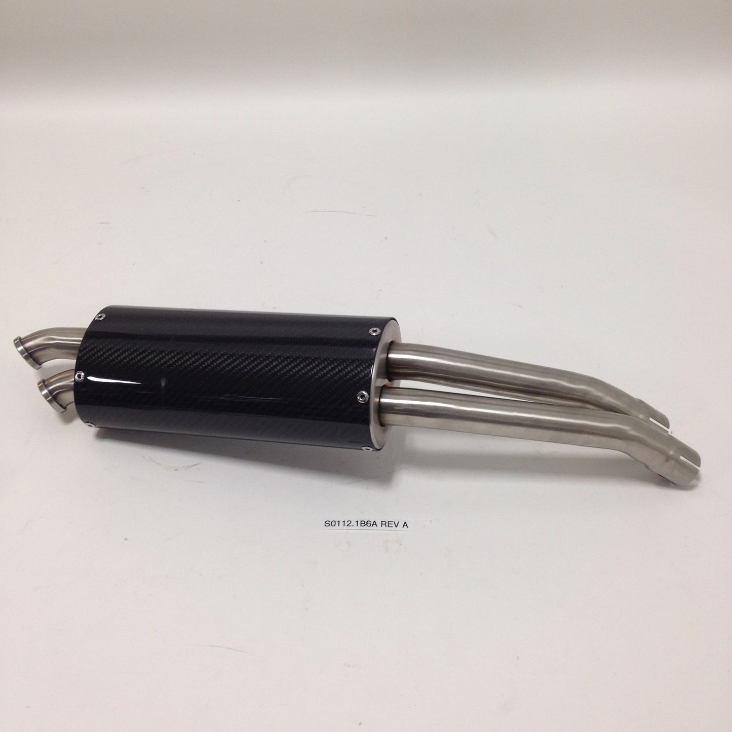 MUFFLER, SECONDARY, CARBON FIBER S0112.1B6A Rev A