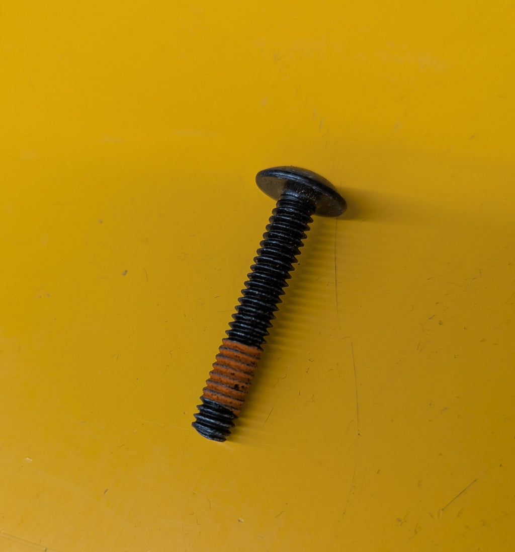 SCREW, 1/4-20 X 1.5 TRUSS TORX, GRADE 2, 2510N LOCKPATCH, ZINKLAD BLACK (AA0412.11CXDZK Rev A)