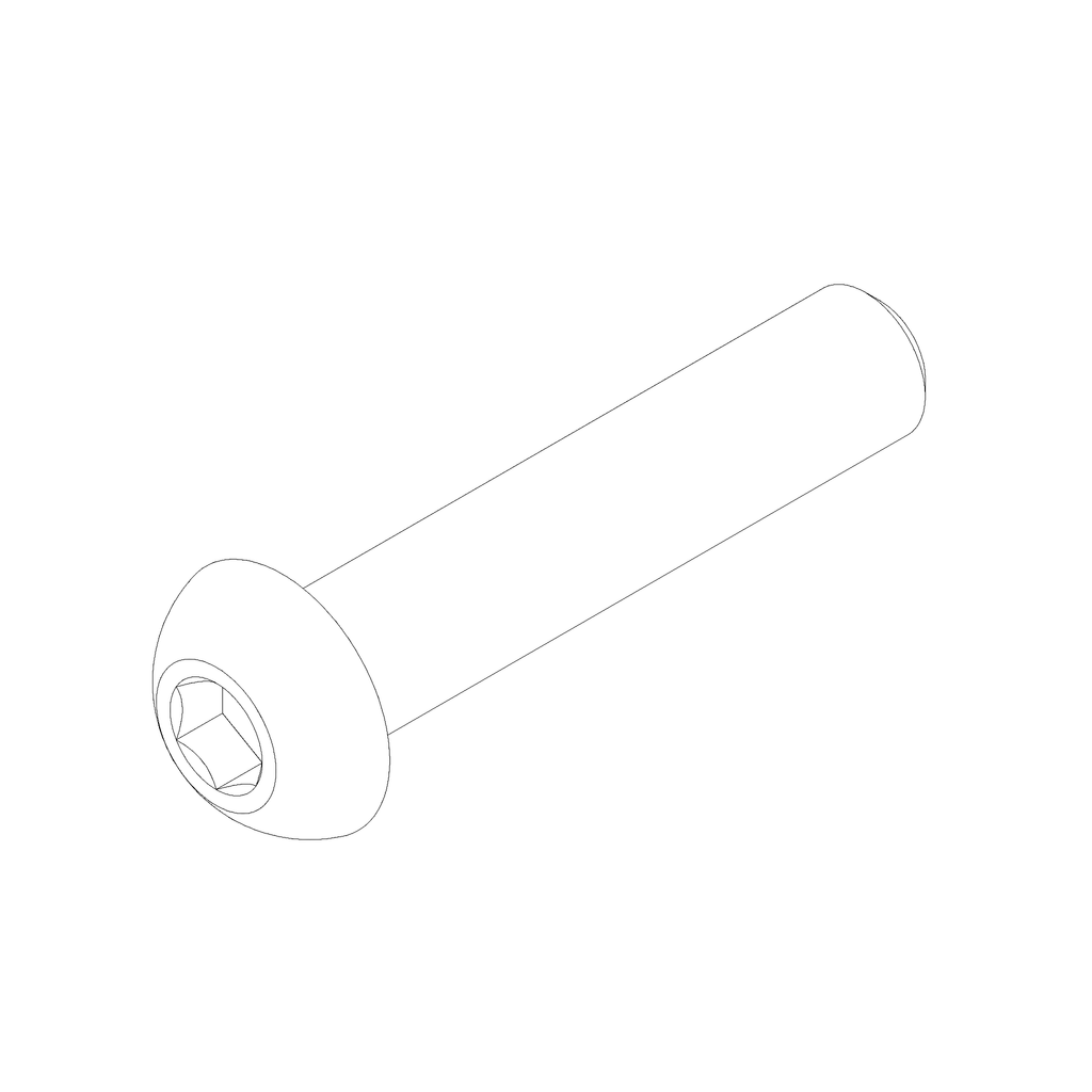 SCREW, M6-1.0 X 30 BUTTONHEAD ALLEN, STAINLESS STEEL (A06030.3CSS)