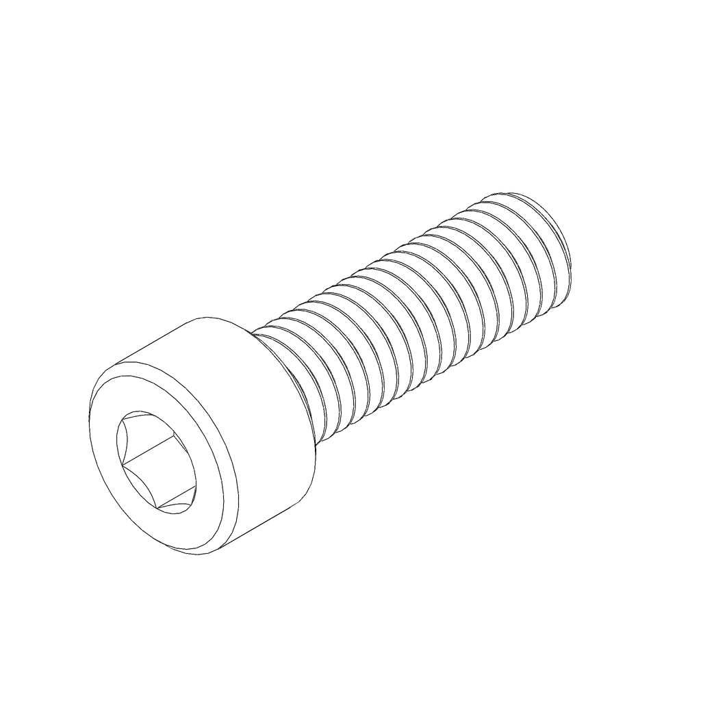 M8-1.25 X 25 SHCS, CLASS 10.9, W/SCOTCHGRIP, BLACK OLIVE SCREW (A08025.2CXVB)