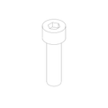 SCREW, M8-1.25 X 30 SHCS, CLASS 10.9, ZINKLAD BLACK (A08030.2CZK)