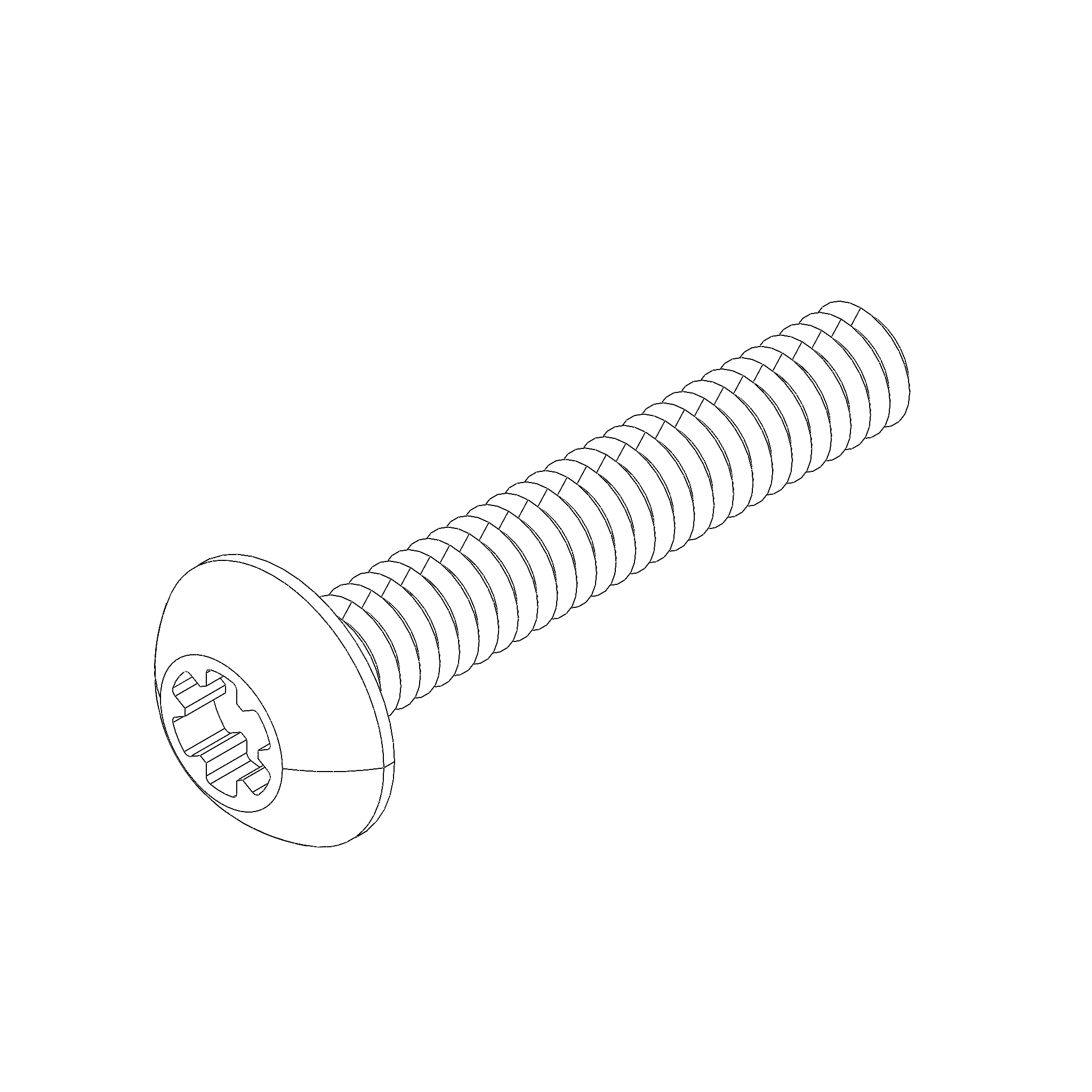 SCREW, 1/4-20 X 1.5 TRUSS TORX, GRADE 2, 2510N LOCKPATCH, ZINKLAD BLACK (AA0412.11CXDZK)