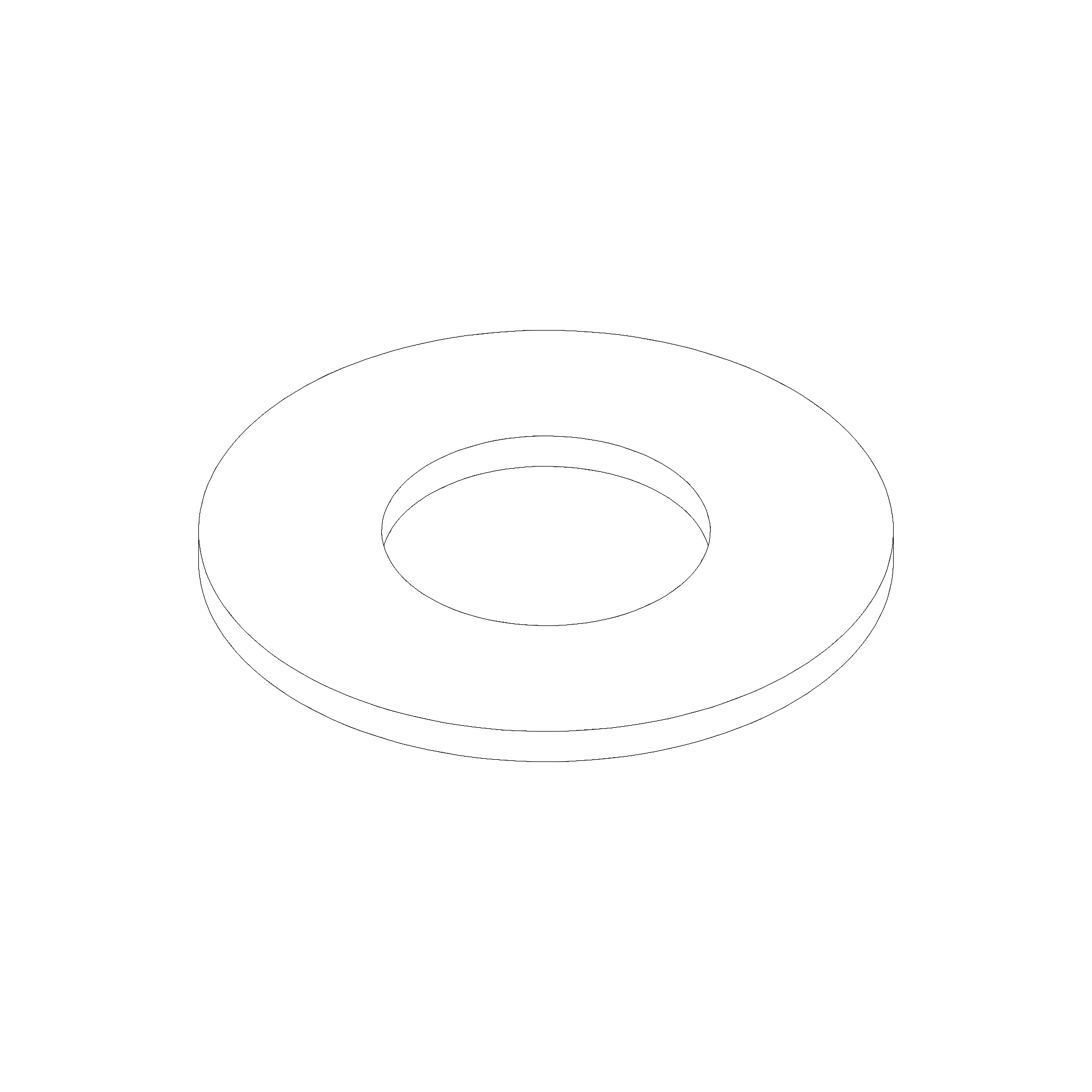 WASHER, 1/4 X 9/16 BLACK NYLON (BA0409.6BL)