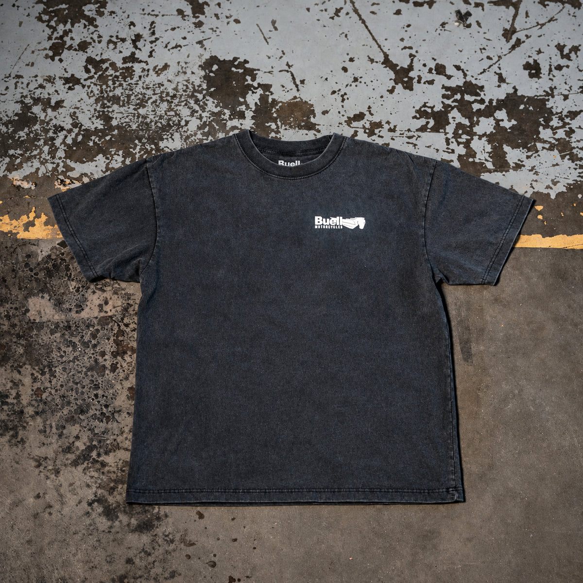 Buell Super Cruiser Tee (Washed Black)