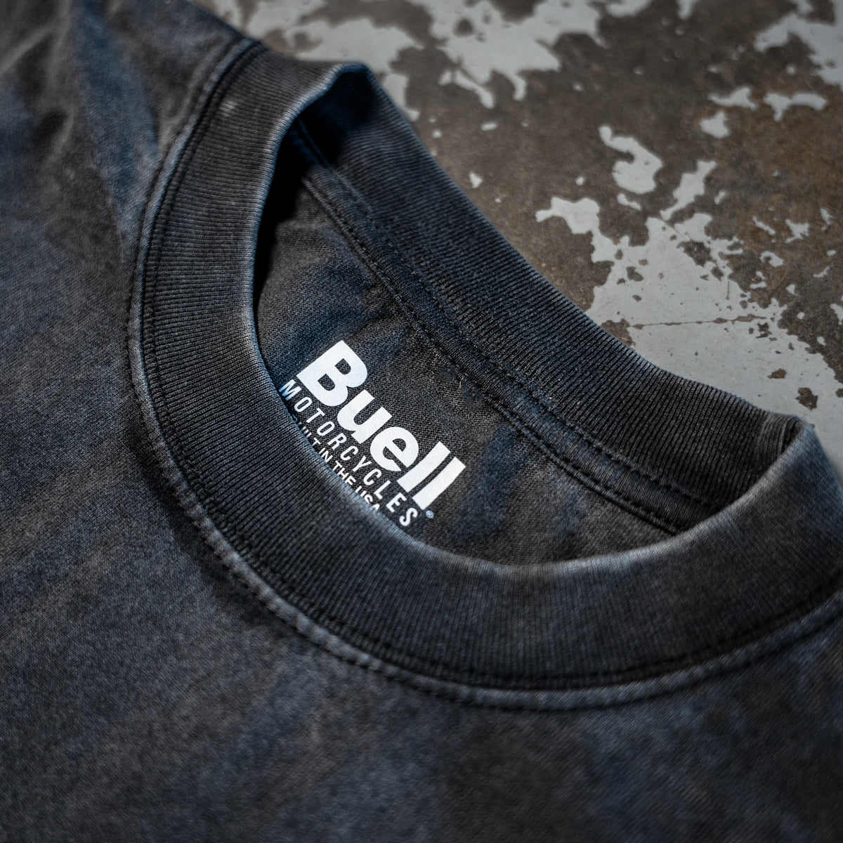 Buell Super Cruiser Tee (Washed Black)