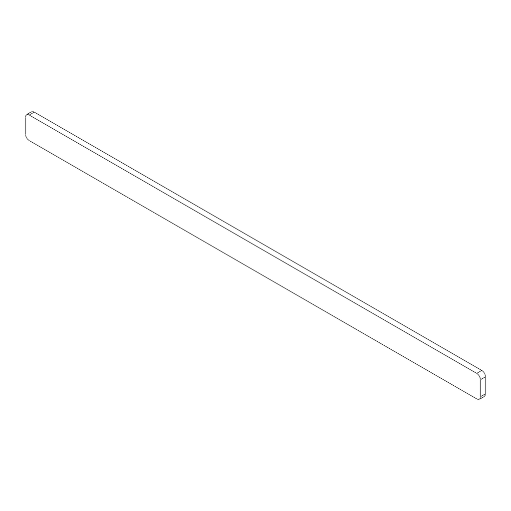 Isolating Pad, Adhesive, Seat to Tailsection (C0593.1B7)