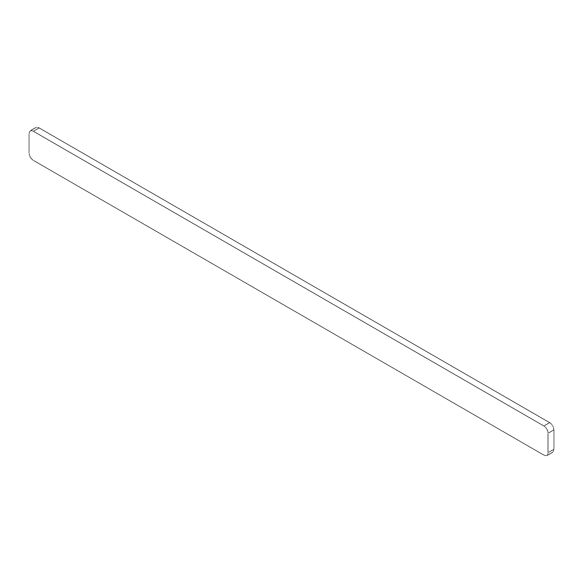 Isolating Pad, Adhesive, Seat to Tailsection (C0593.1B7)