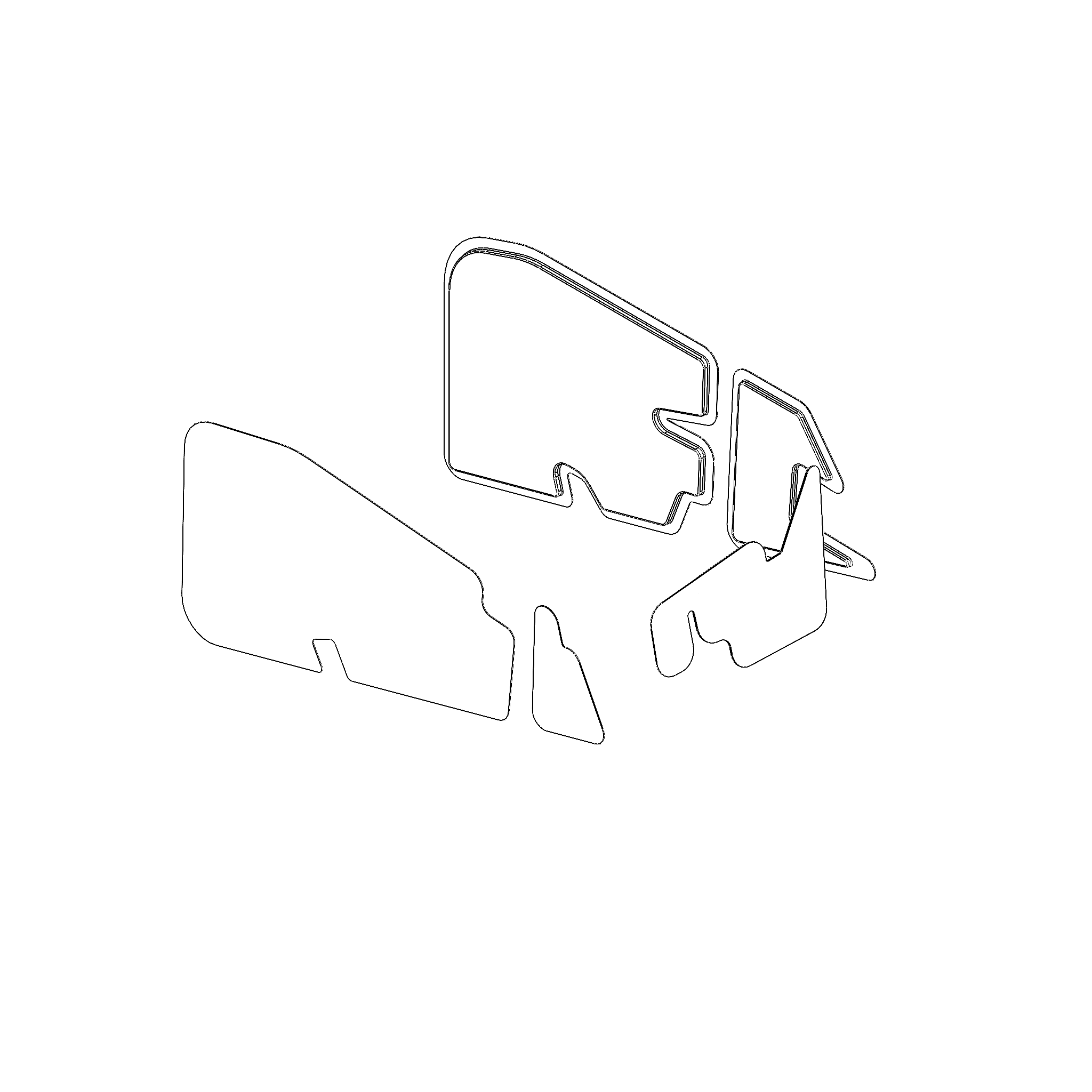 KIT, INSULATION, FRAME C1580.1B7
