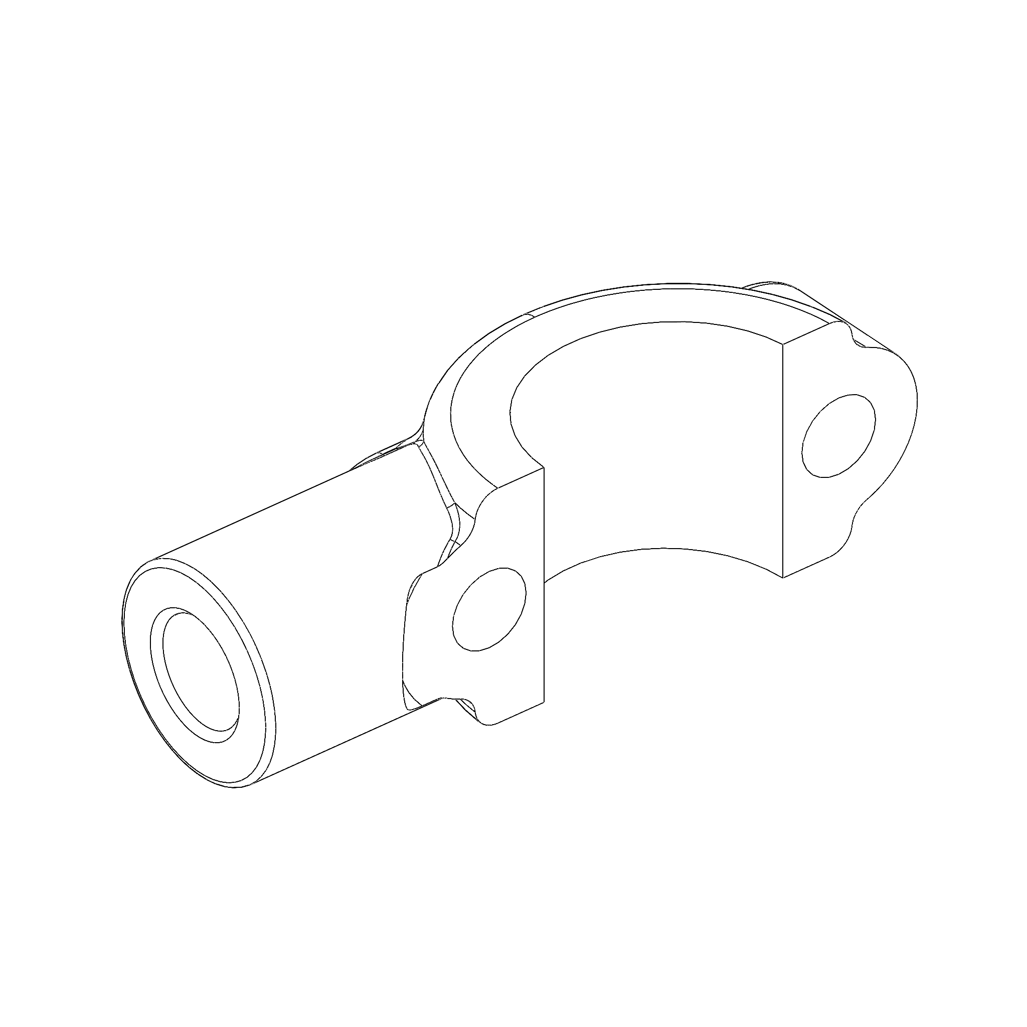 CLAMP, MASTER CYLINDER W/ MIRROR MOUNT C3602.1B9