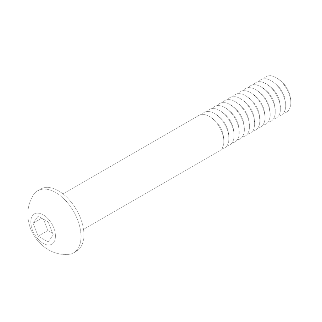 5/16-18x2-3/8 Btn HD Trx Bolt (CA0020.1B6)