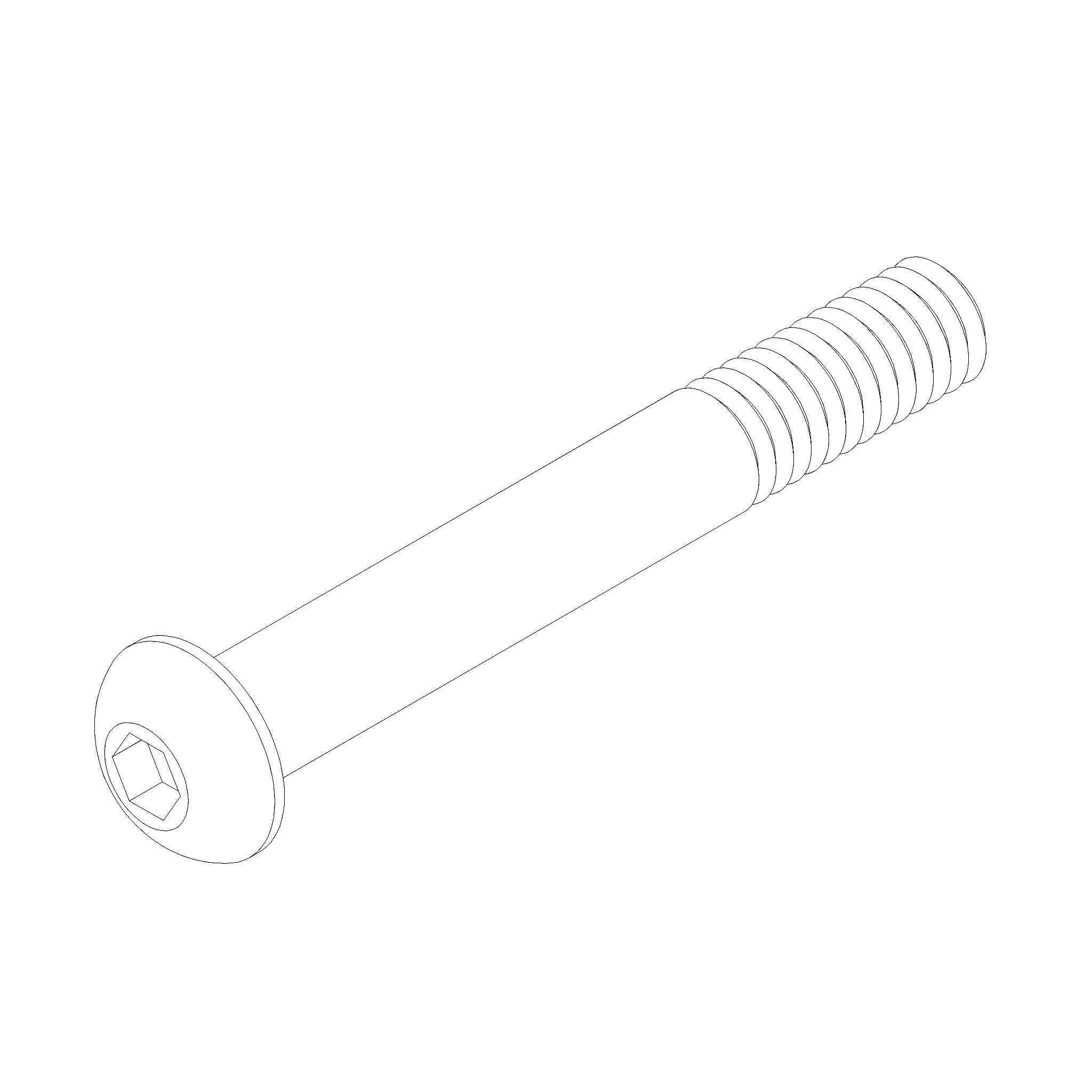 5/16-18x2-3/8 Btn HD Trx Bolt (CA0020.1B6)
