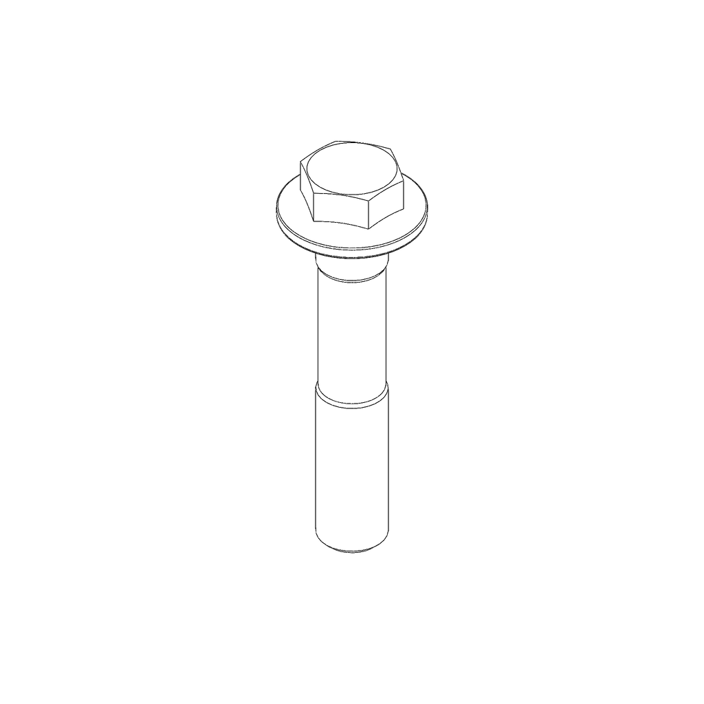 COLLAR HEX SCREW M12X1X65 CL12.9 DIN 6922 CA0036.1B6