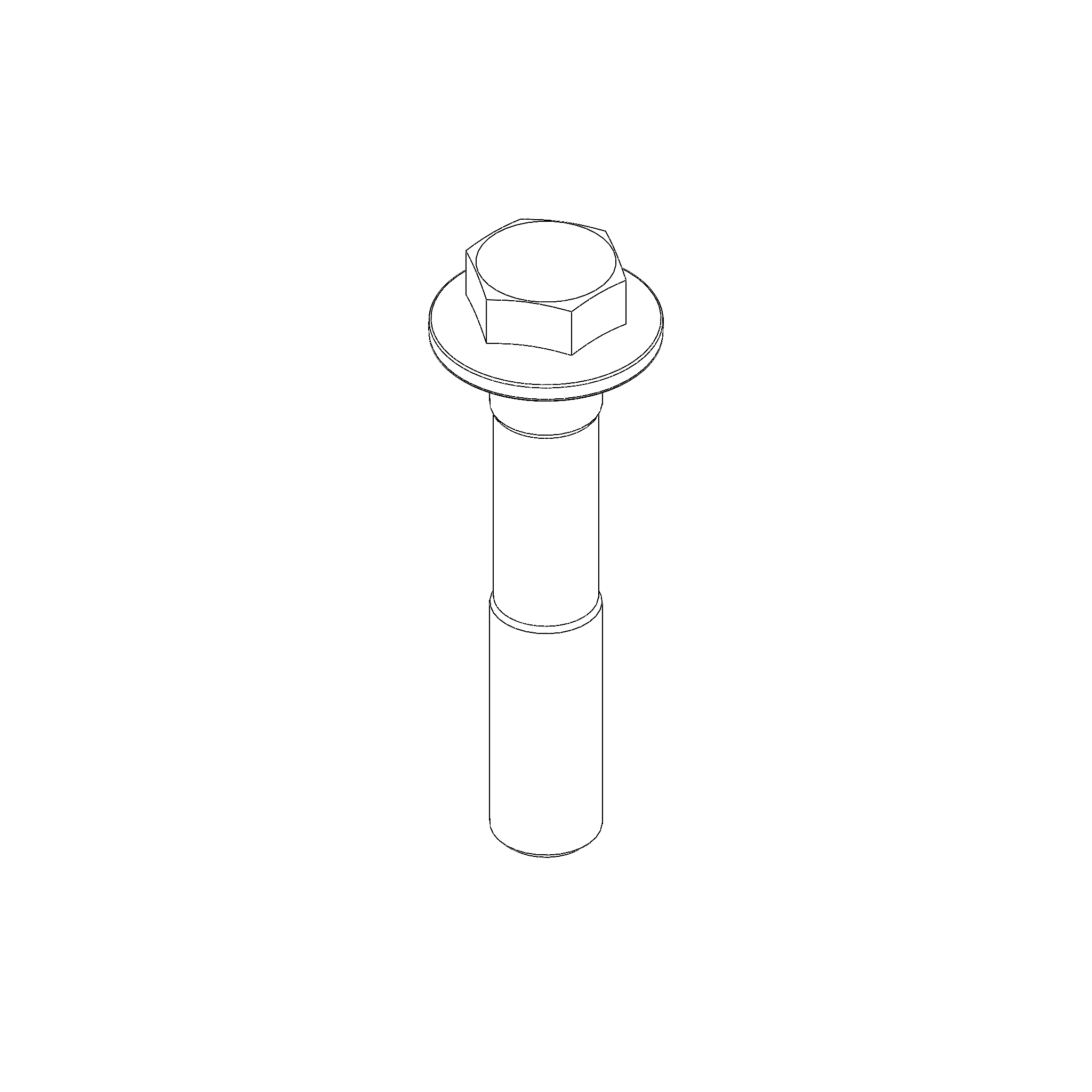 COLLAR HEX SCREW M12X1X65 CL12.9 DIN 6922 CA0036.1B6