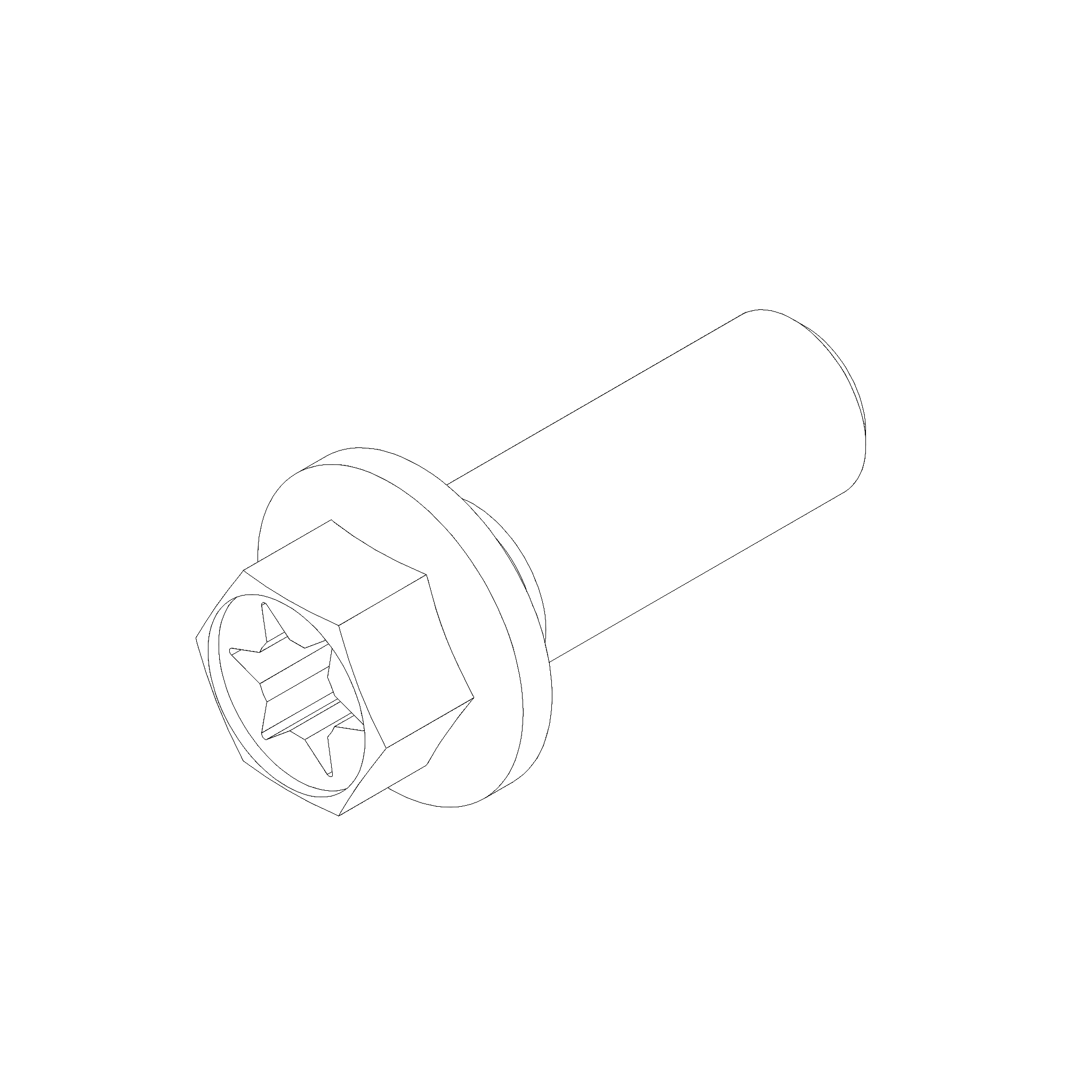 HEX/TORX-FLANGE SCREW M6X16-SW8/T30 CL 8.8 (CA0060.1B6)