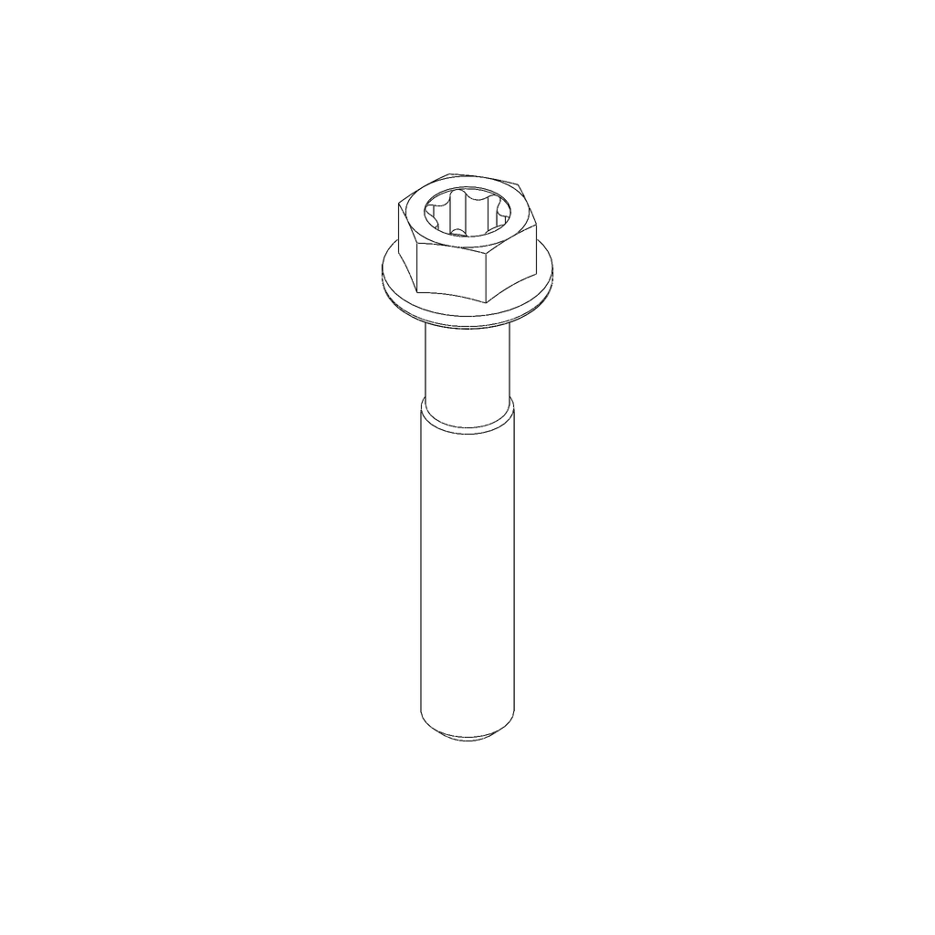 HEX/TORX-FLANGE SCREW M6X35-SW8/T30 CL 8.8 (CA0064.1B6)