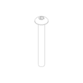 BOLT, M10-1.50 X 83 TRUSS HEAD TORX T45, TAILSECTION TO FRAME, CLASS 10.9, BLACK OLIVE CA0121.1AY