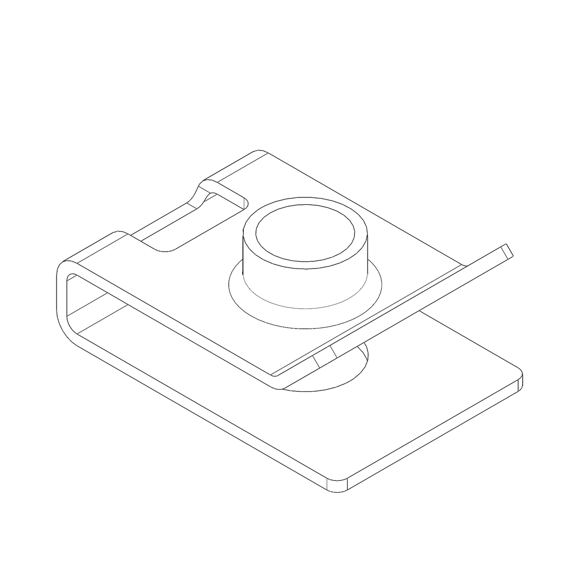 M6 NUT, SPEED CLIP (CD0022.1B6)