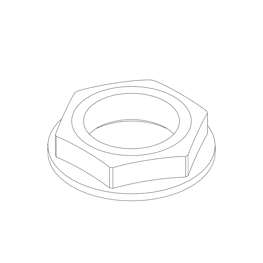 HEX NUT M24X1,5 CD0032.1B6