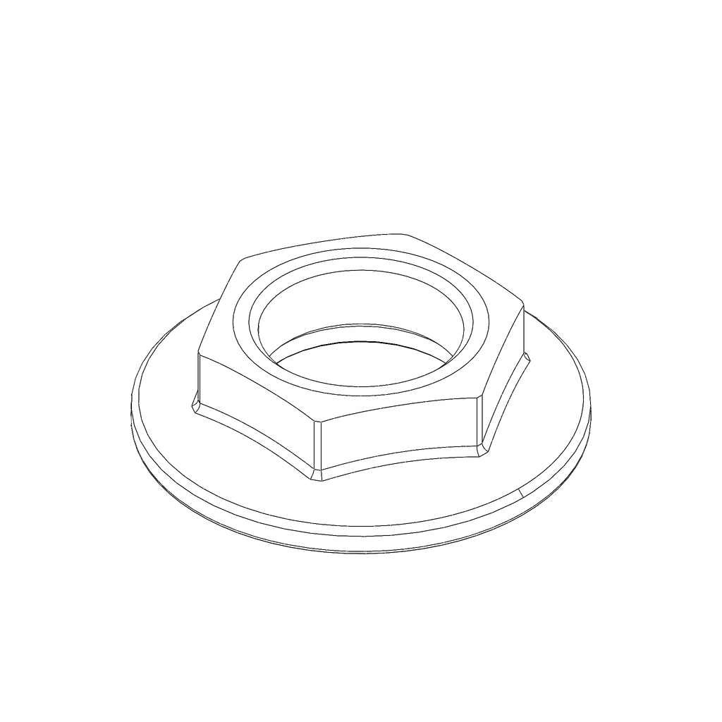 HEX NUT M24X1,5 CD0033.1B6