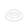HEX NUT M24X1,5 CD0033.1B6