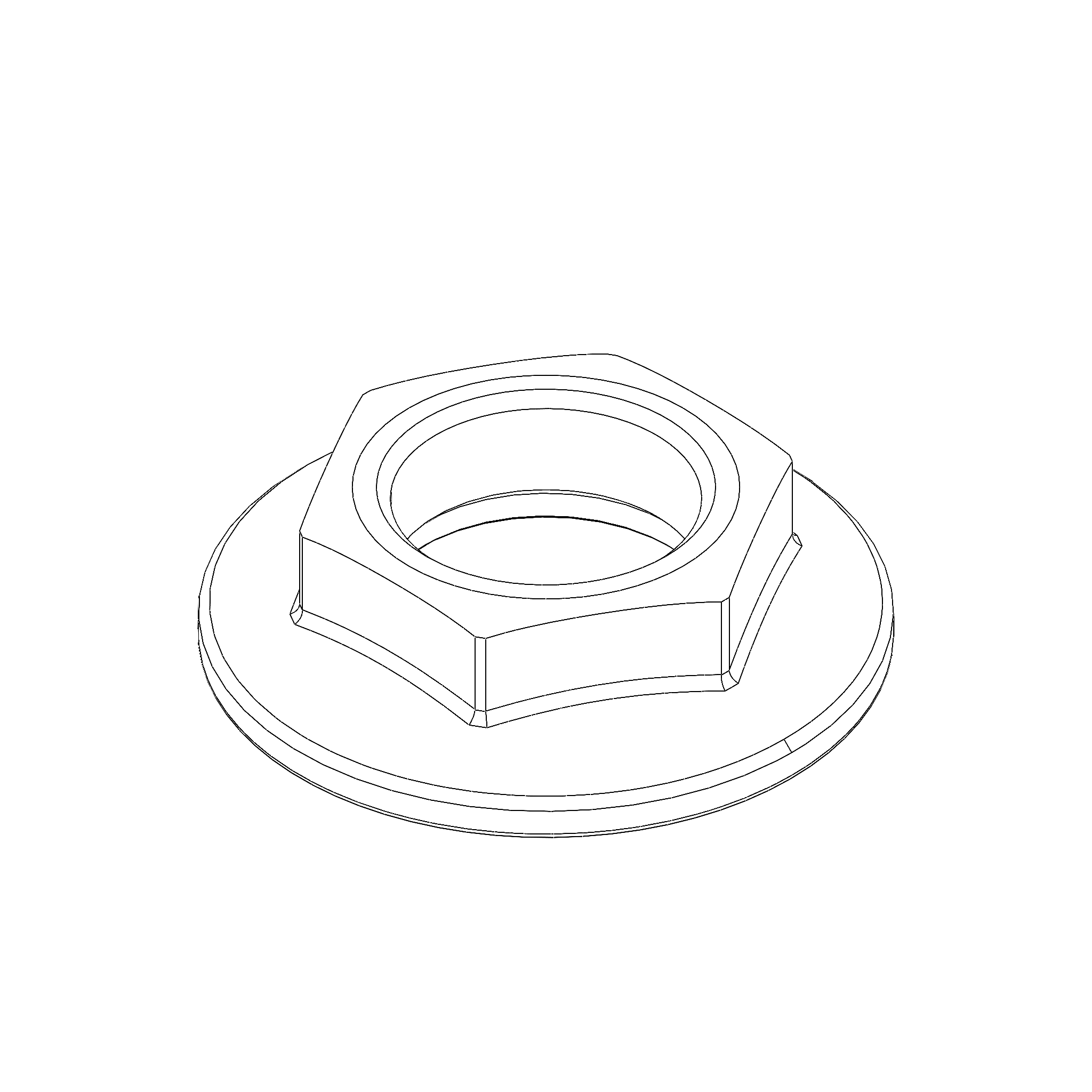HEX NUT M24X1,5 CD0033.1B6