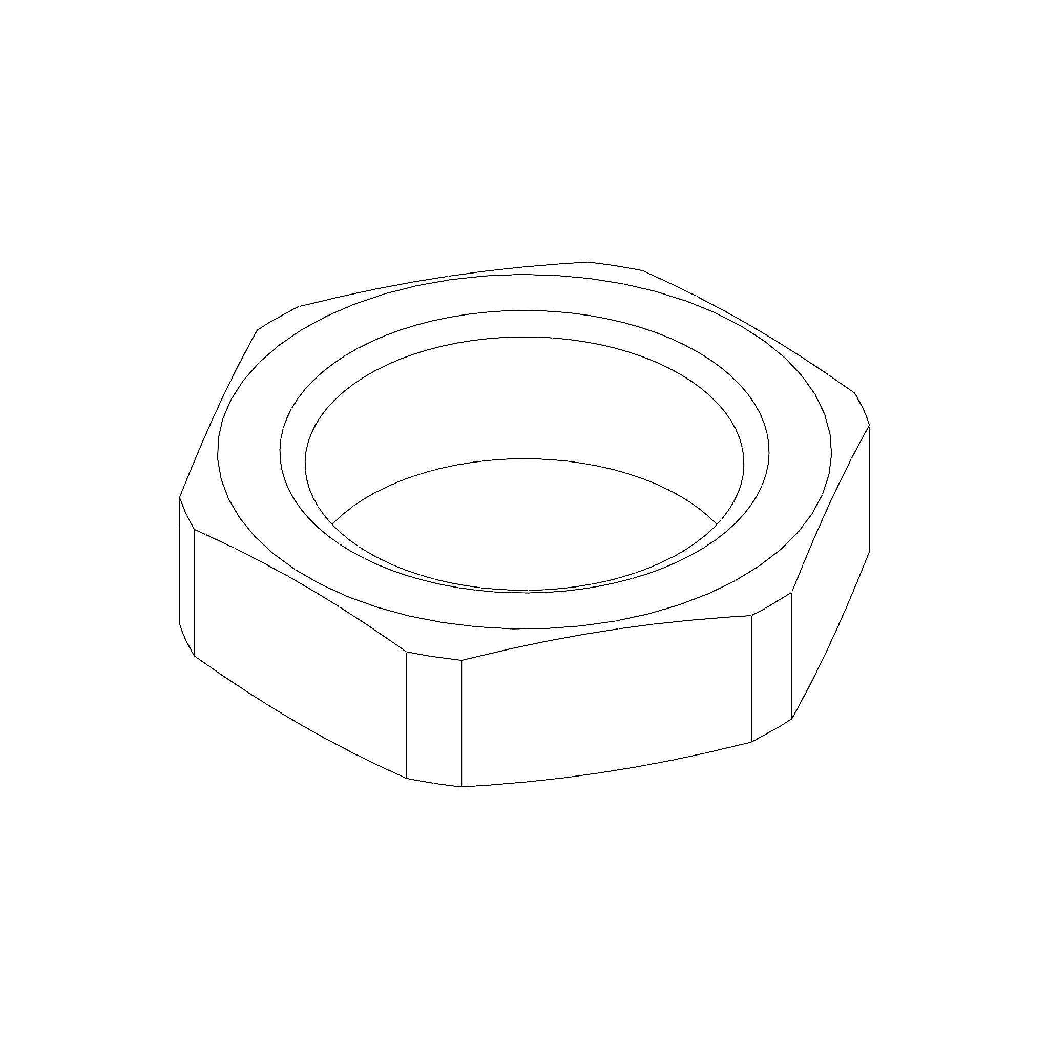 HEX NUT M24X1,5 (CD0034.1B7)