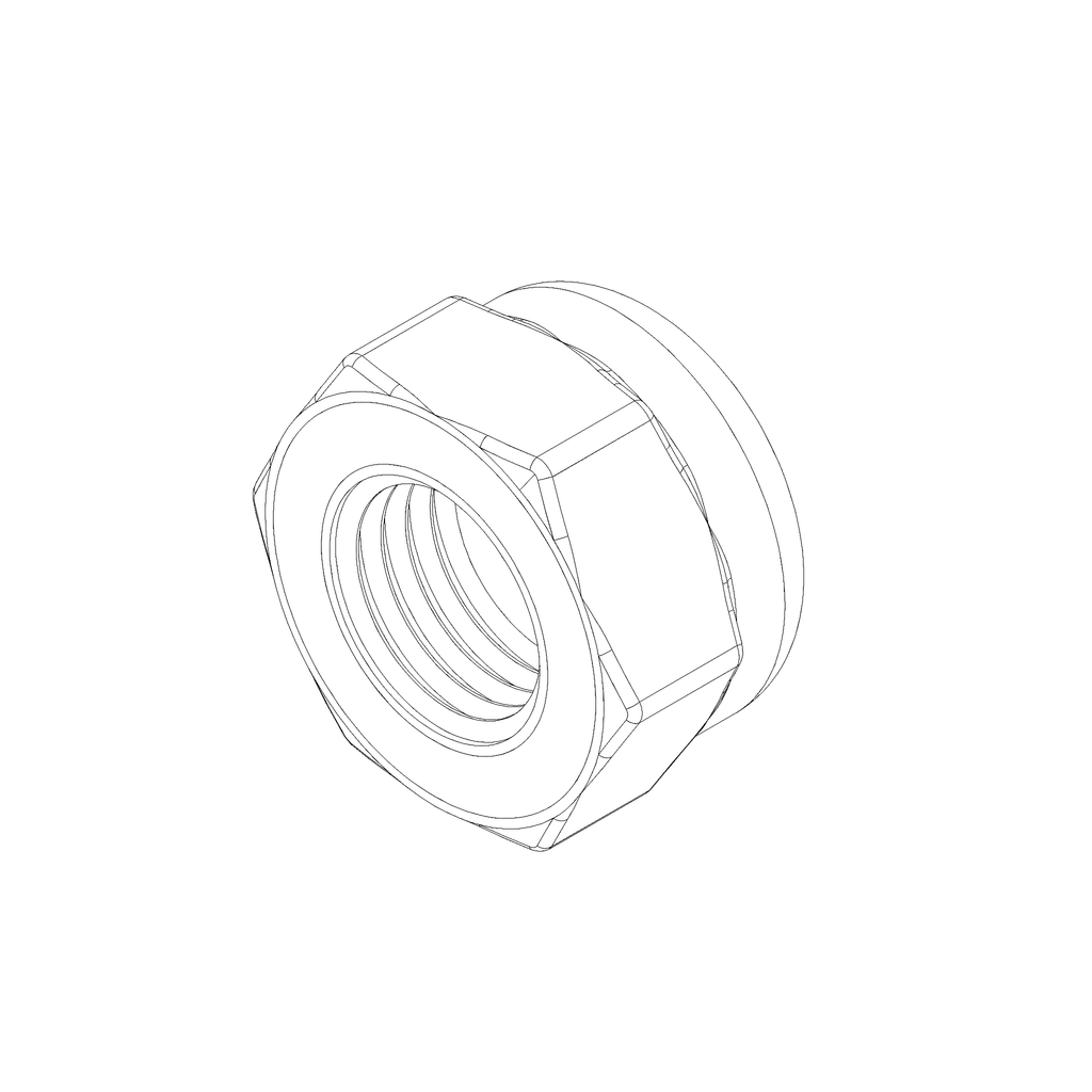 M5 X 0.8 NYLOCK NUT (D0500.2CZ)