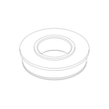 BEARING, STEERING HEAD, FLANGED, 20 DEGREE ANGULAR CONTACT E0002.1B7