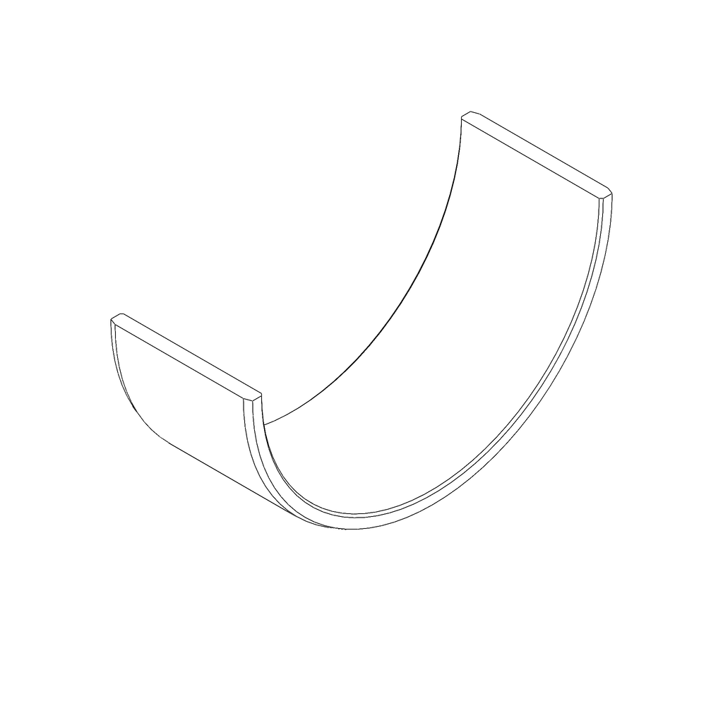 PLAIN BEARING HALF 50X54X21 E0027.1B6