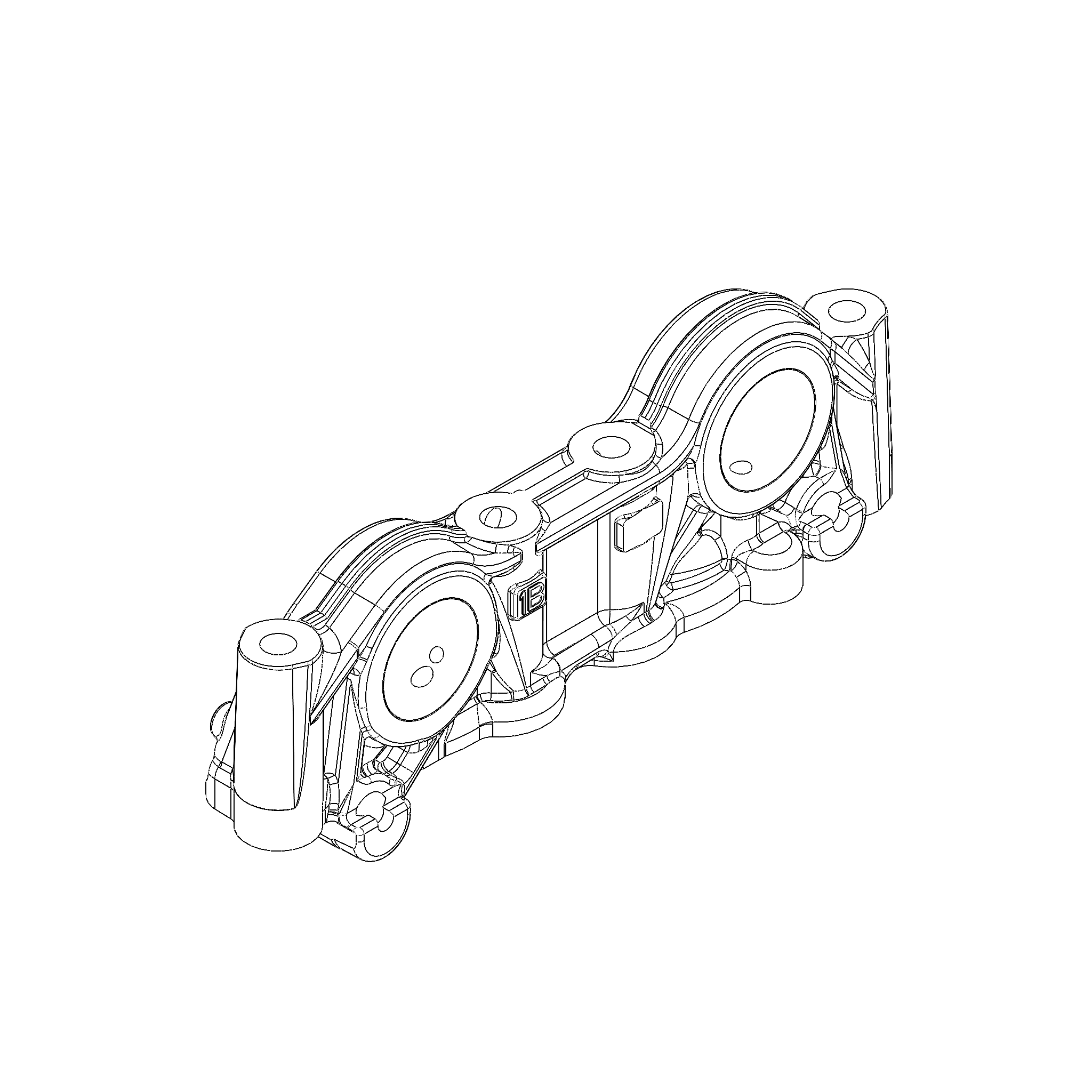 CAMSHAFT BRACKET 2, FRONT CYLINDER HEAD F0060.1B6