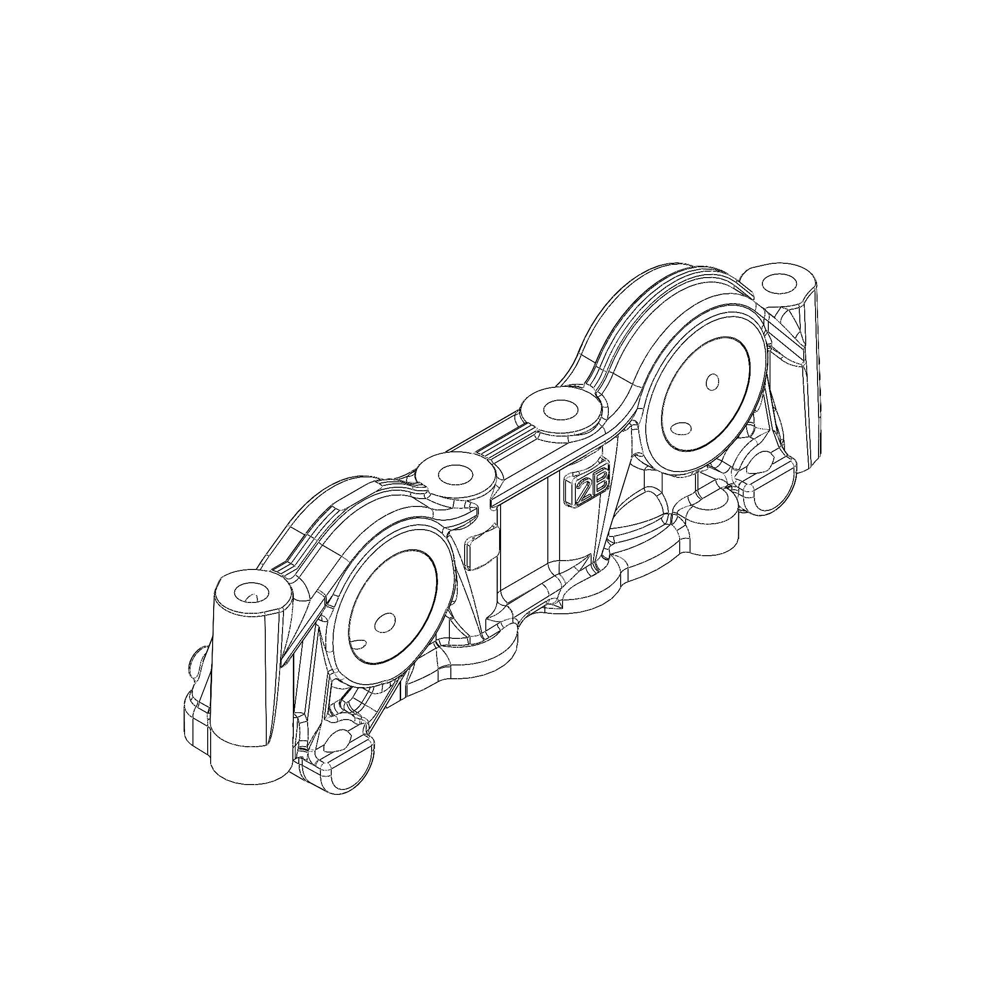 CAMSHAFT BRACKET 2, REAR CYLINDER HEAD F0062.1B6