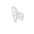 Rear Brake Caliper Carrier H0033.1B7