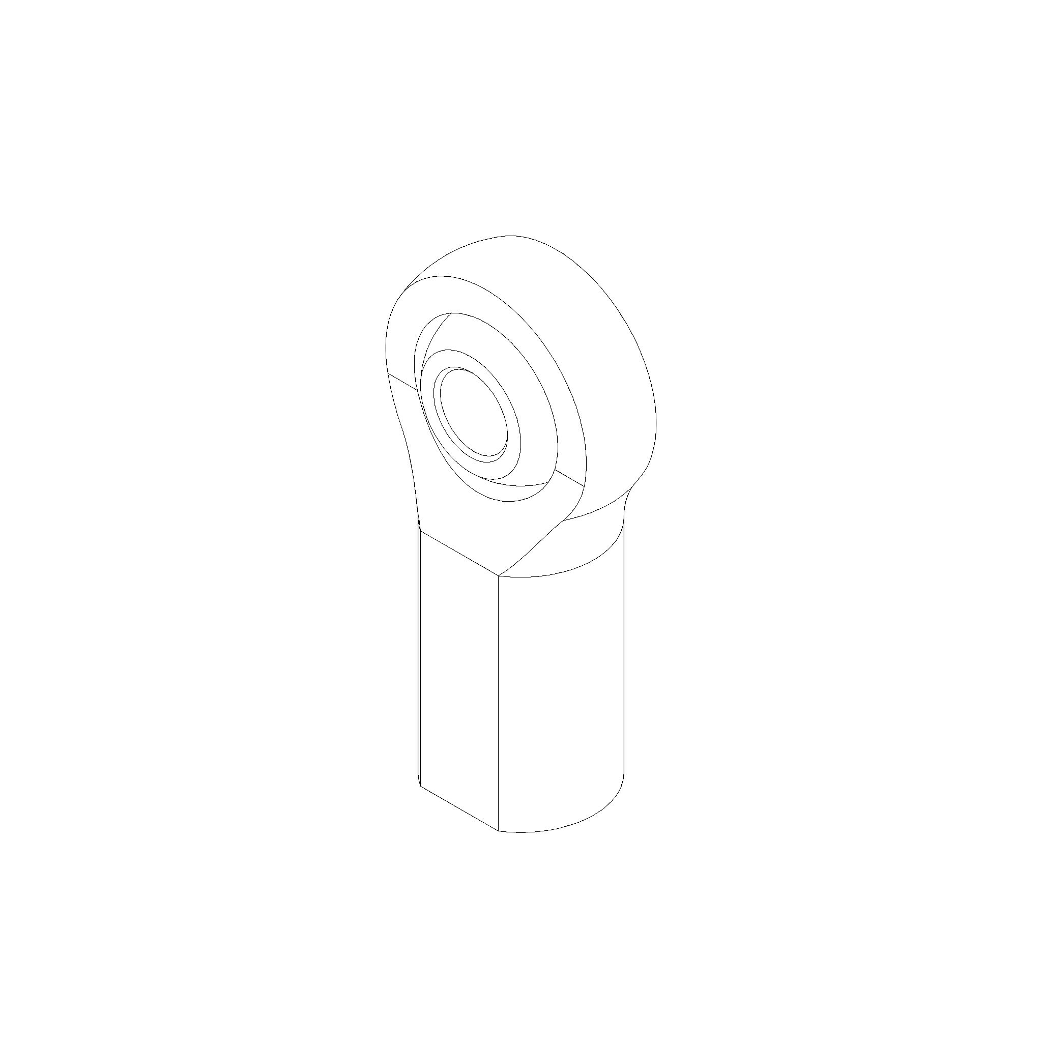ROD END BEARING, SPHERICAL, 6 H0070.1AY
