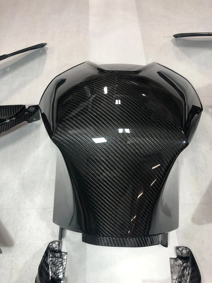 Buell 1190RX Carbon Fiber Bodywork Set in Clear Coat