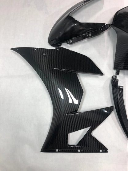 Buell 1190RX Carbon Fiber Bodywork Set in Clear Coat