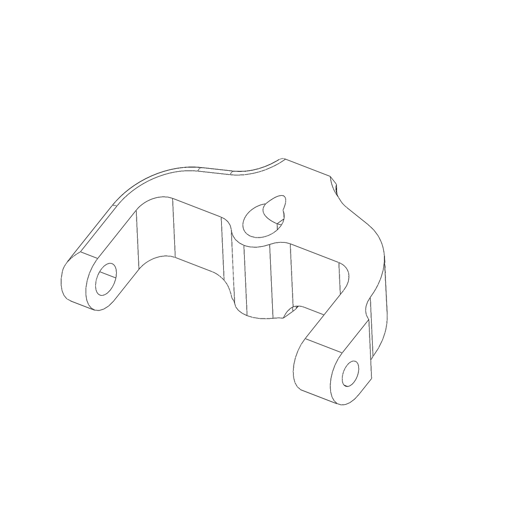 STEERING DAMPER FRAME MOUNT BRACKET J0161.05AH