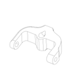 STEERING DAMPER FRAME MOUNT BRACKET J0161.05AH