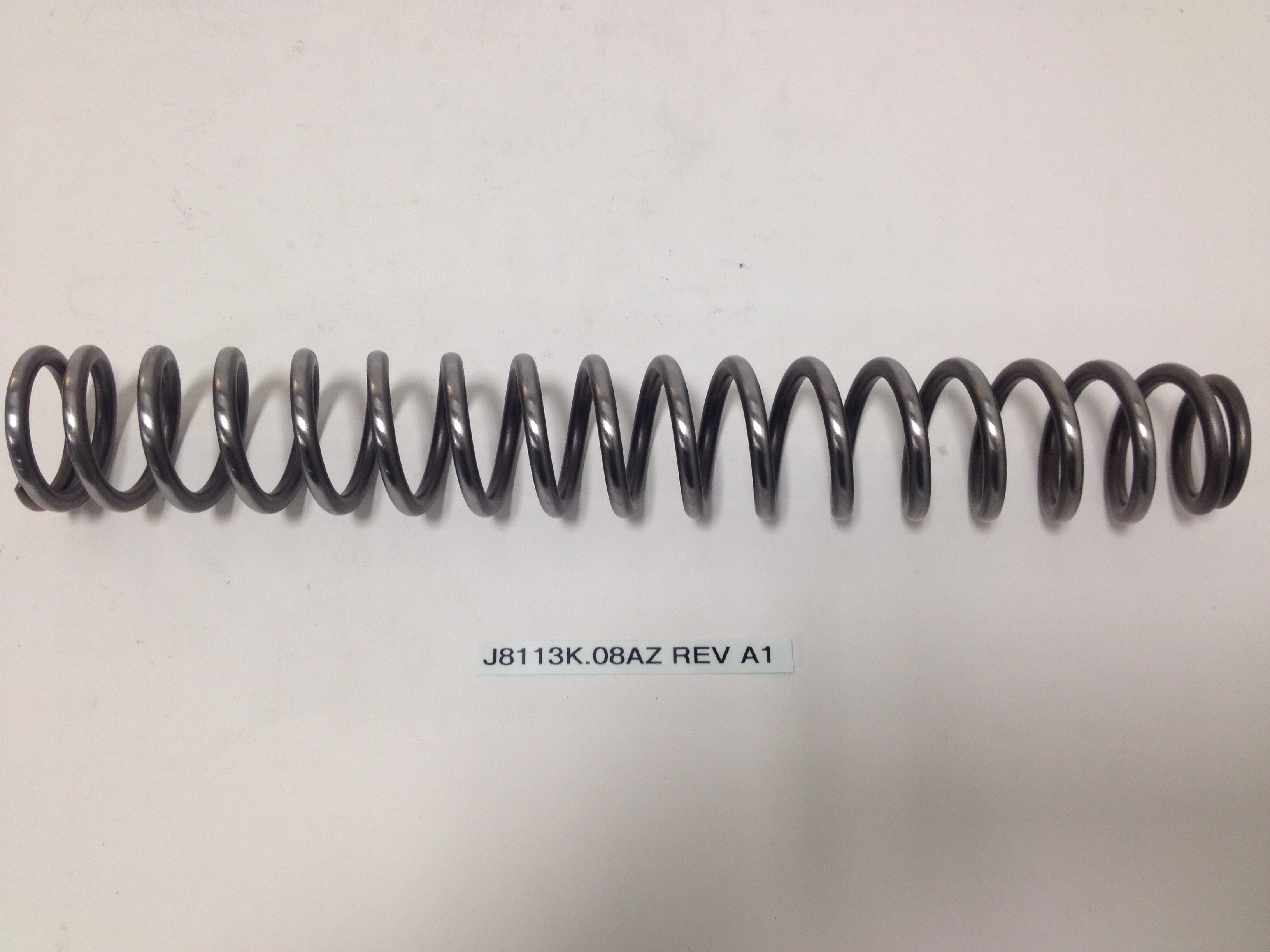 FORK SPRING, 1.05KG/MM, SHOWA CARTRIDGE RACE J8113K.08AZ Rev A1