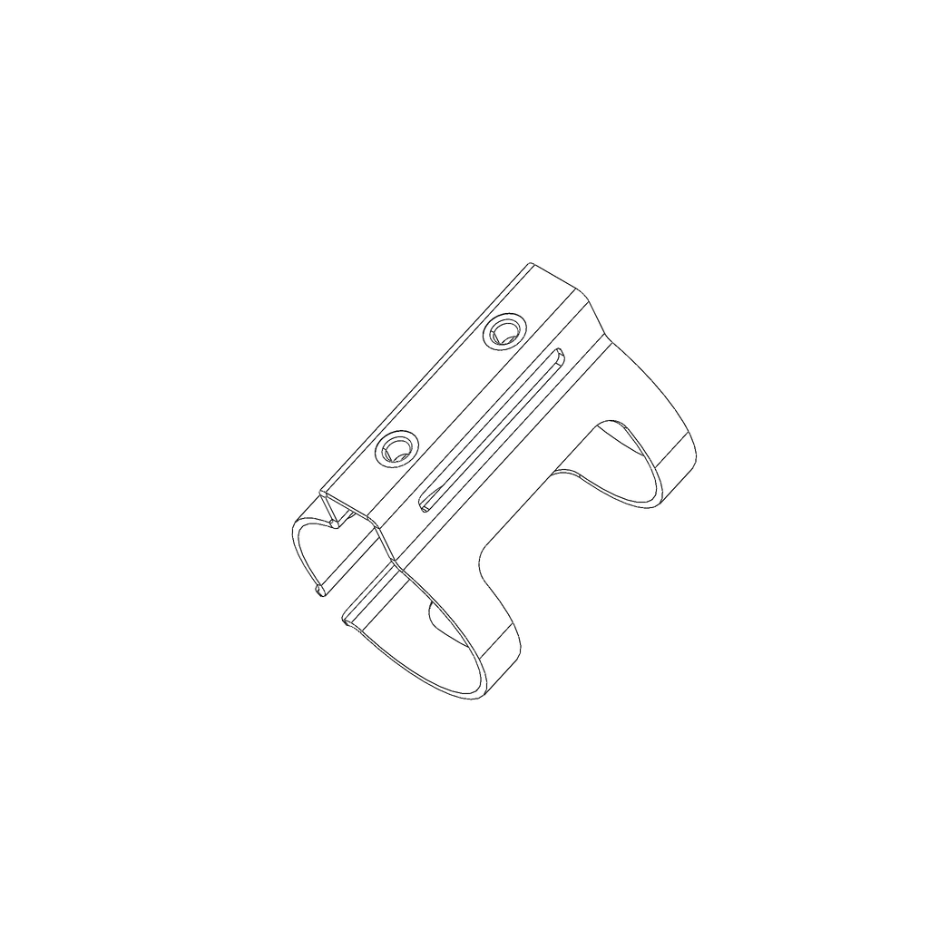 Bracket, Shock Remote Reservoir K0437.1B7